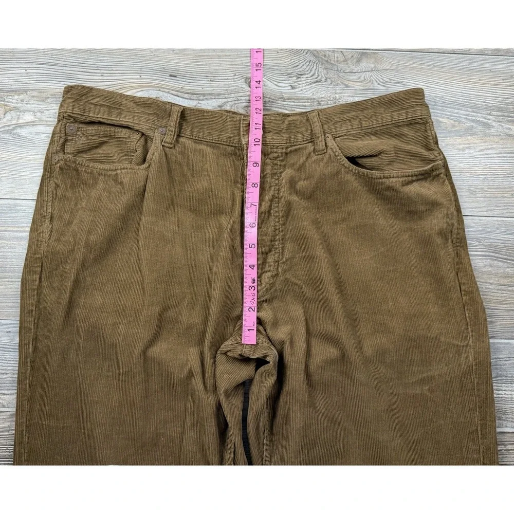 Vintage Polo Ralph Lauren Men's Brown Corduroy Hampton Straight Pants 38/34